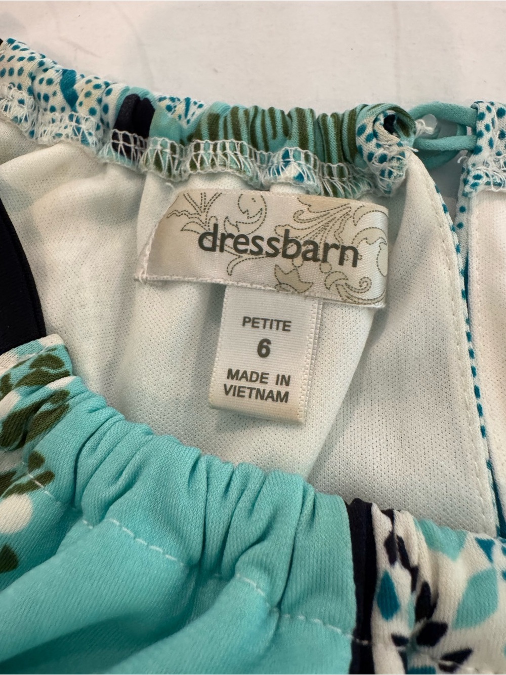 Dressbarn Petite 6 Floral Sleeveless A-Line Dress Quiet Luxury Cottagecore - Picture 11 of 15